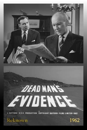 Poster Dead Man's Evidence 1962