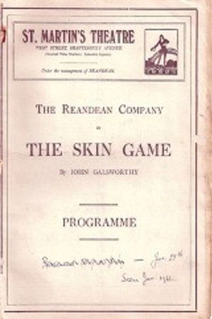 Poster The Skin Game 1921