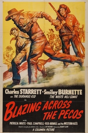 Blazing Across the Pecos poster