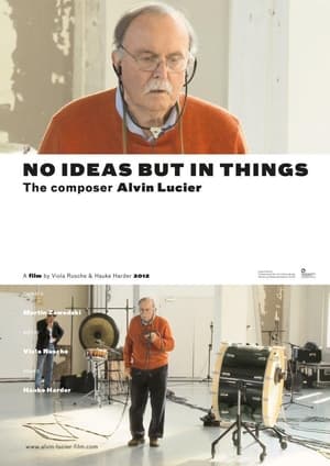 Poster No Ideas But in Things - the composer Alvin Lucier 2012