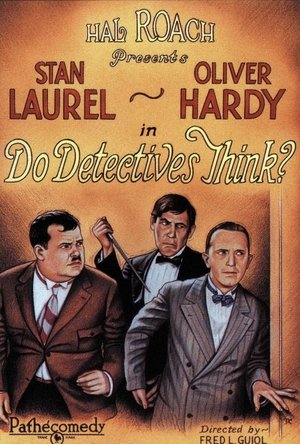 Poster Do Detectives Think? (1927)