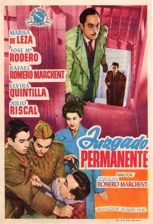 Poster Juzgado permanente (1953)