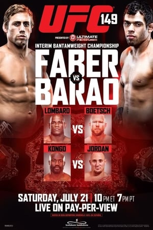 Poster UFC 149: Faber vs. Barao (2012)