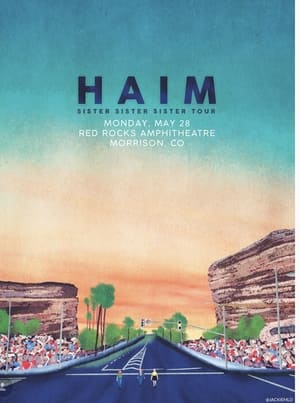 Poster HAIM: Red Rocks Amphitheatre 2018