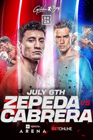 Poster William Zepeda vs. Giovanni Cabrera 2024