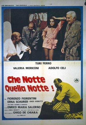 Poster Che notte quella notte! (1977)