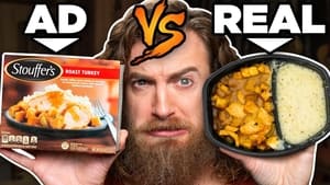 Frozen Food Ads vs. Real Life Food (Test)