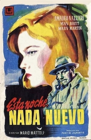 Poster Esta noche nada nuevo 1955