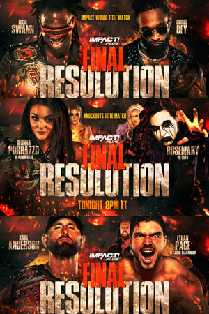 Poster IMPACT Wrestling: Final Resolution 2020
