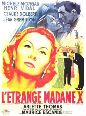 Poster L'Étrange Madame X 1951