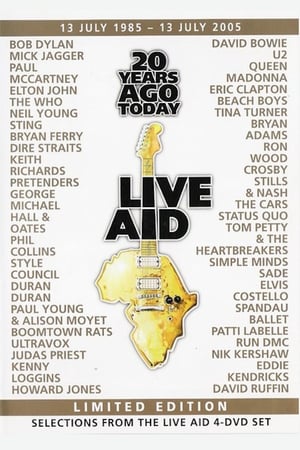 20 Years Ago Today - Live Aid poster