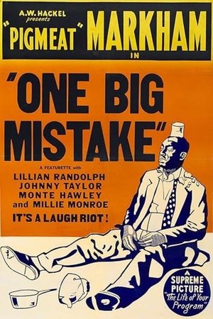 Poster One Big Mistake 1940
