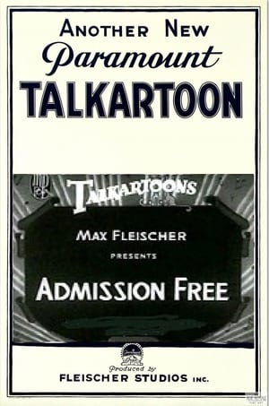 Poster Admission Free 1932