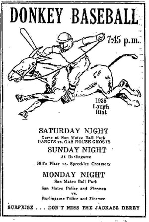 Poster Donkey Baseball (1935)