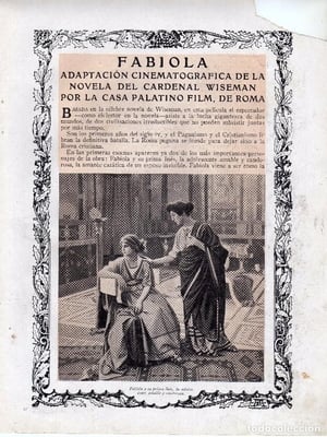 Poster Fabiola 1918