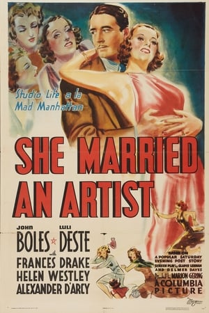 Poster She Married an Artist (1937)