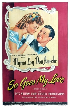 So Goes My Love poster