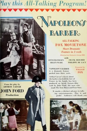 Poster Napoleon's Barber (1928)