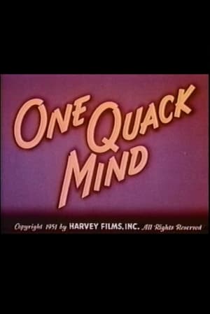 Poster One Quack Mind 1951