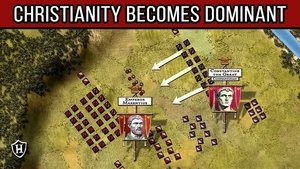 When Christianity became dominant - Battle of the Milvian Bridge, 312 - Constantine's Triumph