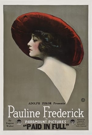 Poster Paid in Full (1919)