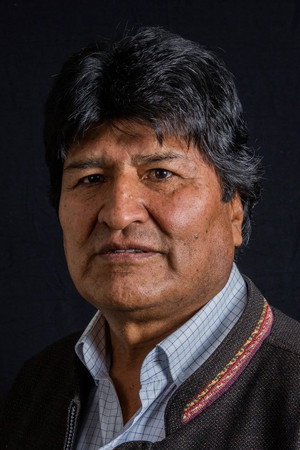Evo Morales portrait