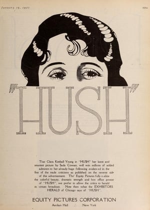 Poster Hush (1921)