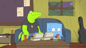 Crocodile and Cube: In the Studio