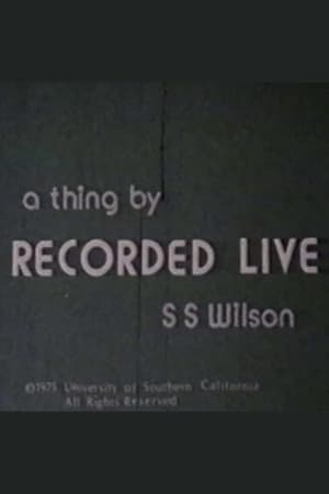 Poster Recorded Live (1975)