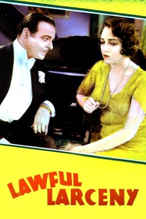 Poster Lawful Larceny (1930)