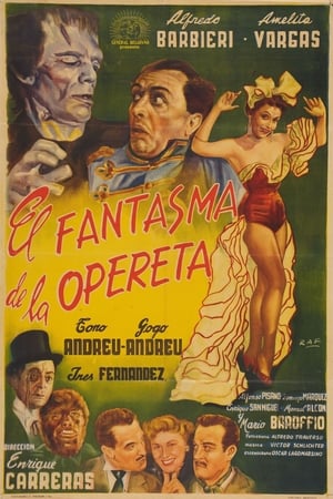 Poster El fantasma de la opereta 1955