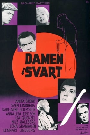 Poster Damen i svart 1958