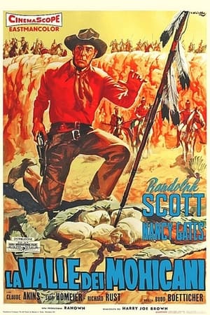 Poster La valle dei mohicani 1960