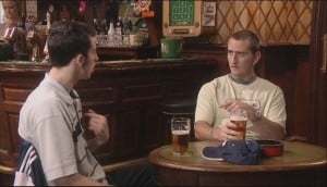 Two Pints of Lager and a Packet of Crisps Lard