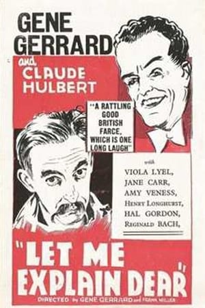 Poster Let Me Explain, Dear (1933)