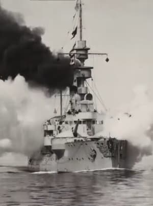 Battleship 'Odin' with All Her Guns in Action