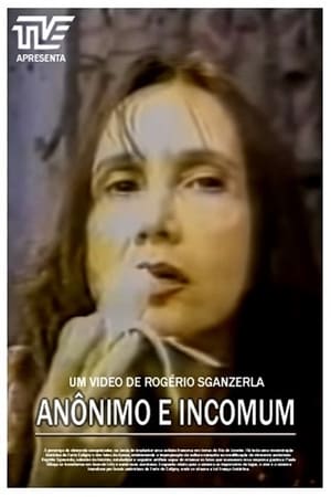 Anônimo e incomum poster