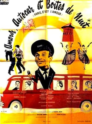 Poster Amour, autocar et boîtes de nuit 1960