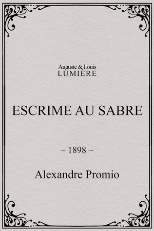Escrime au sabre