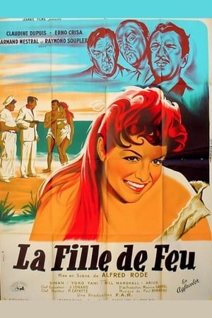 Poster La Fille de feu 1958
