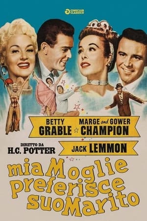 Poster Mia moglie preferisce suo marito 1955