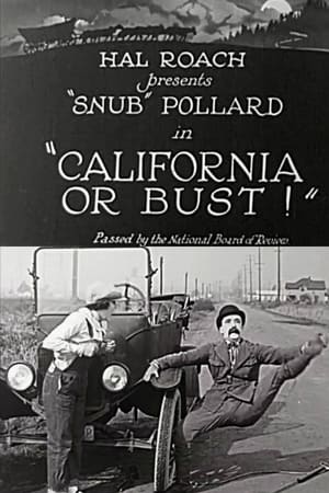 Poster California or Bust (1923)