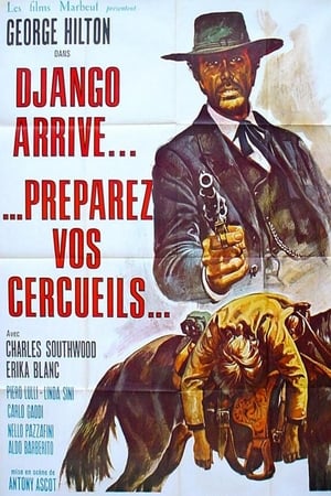 Poster Django arrive, préparez vos cercueils 1970