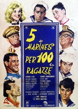 Poster 5 marines per 100 ragazze (1961)