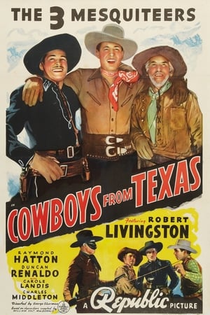 Poster Cowboys from Texas (1939)