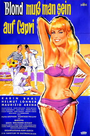 Poster Blond muß man sein auf Capri 1961