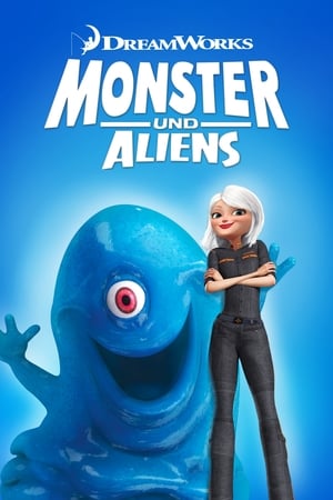 Poster Monsters vs Aliens 2009