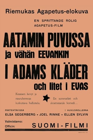Poster Aatamin puvussa ja vähän Eevankin (1931)