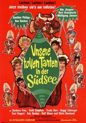 Poster Unsere tollen Tanten in der Südsee (1964)