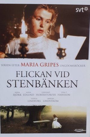 Flickan vid stenbänken poster